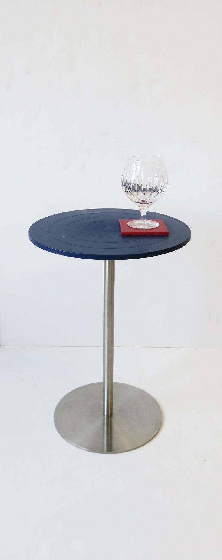 Late 20th Century Postmodern Italian Alessi Side Drinks Table by Designer Jasper Morrison, 1998 For Sale
