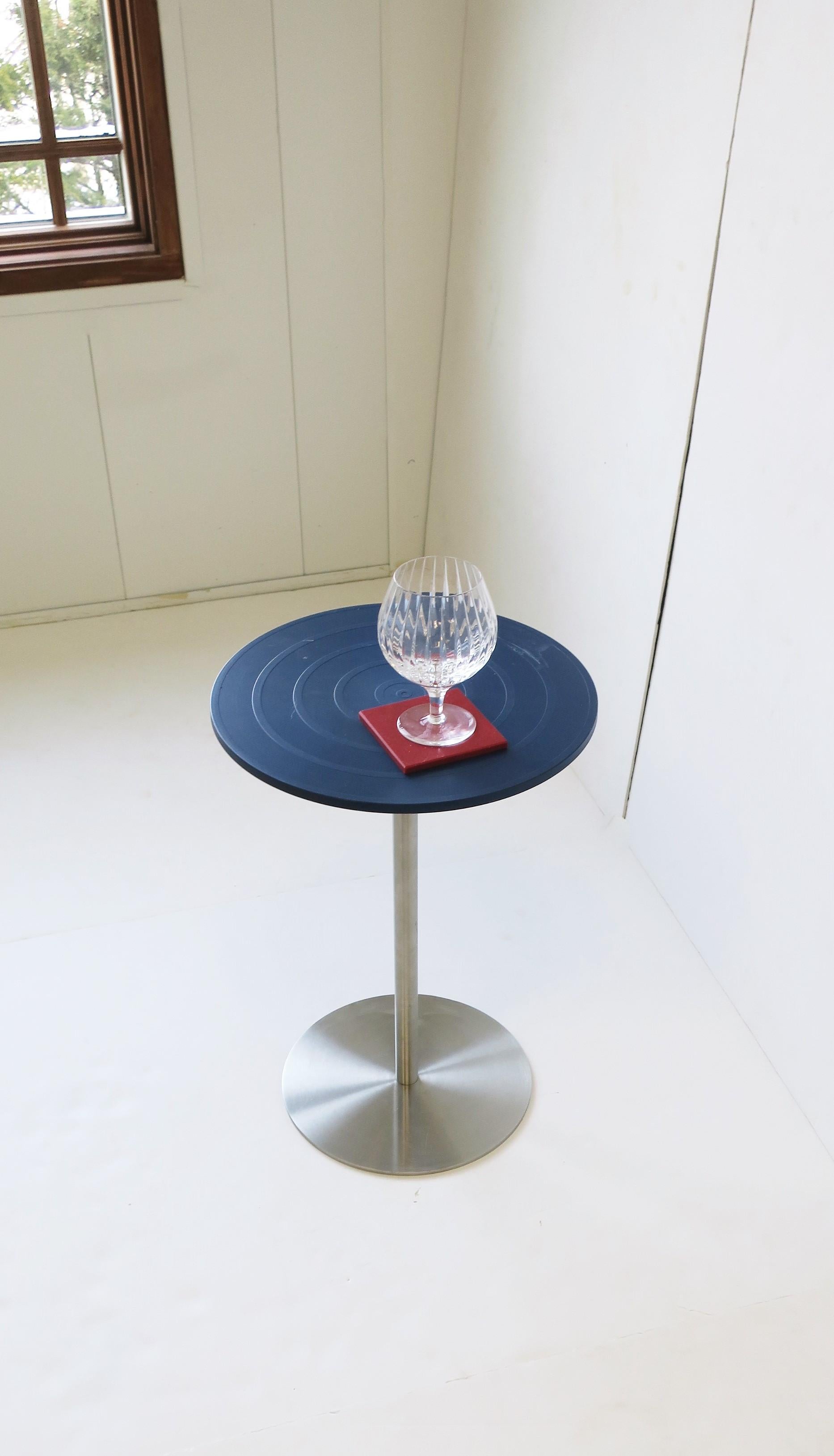 Composition Postmodern Italian Alessi Side Drinks Table by Designer Jasper Morrison, 1998