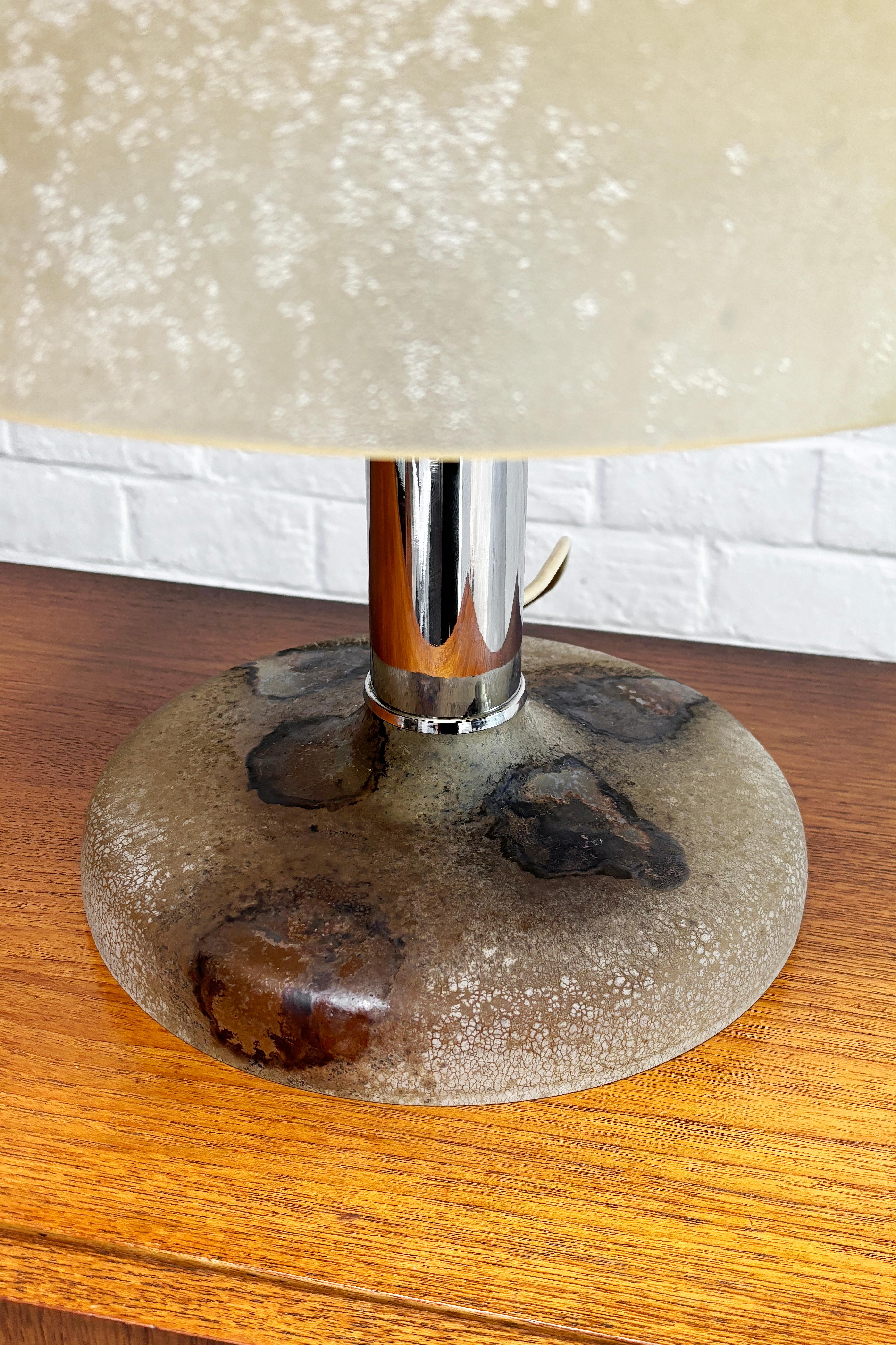 Italienische Alfredo Barbini 'Medusa' Tischlampe aus Scavo-Glas Venini 1960er Jahre im Zustand „Gut“ im Angebot in Zwijndrecht, Antwerp