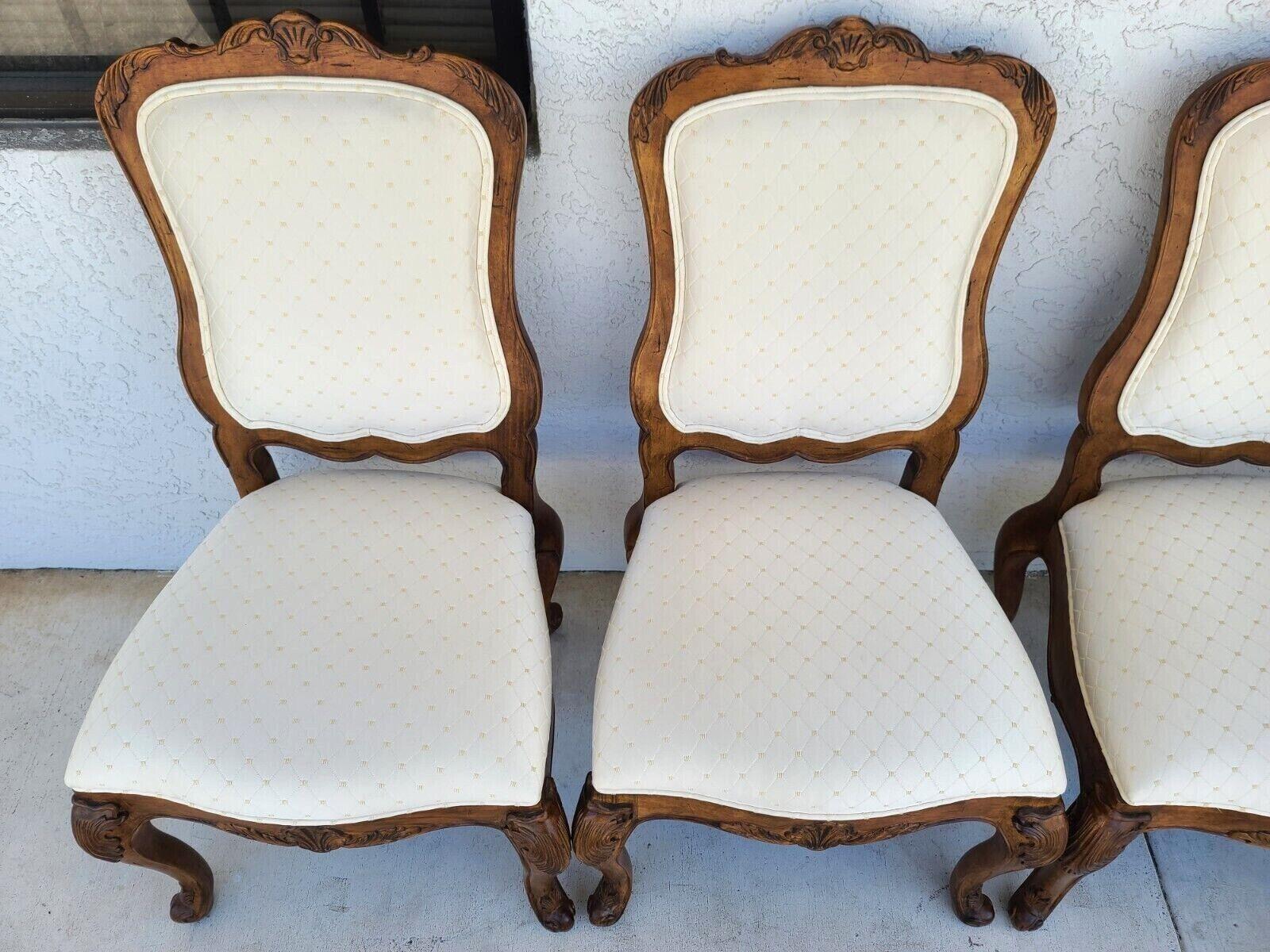 French Provincial Italian Alfresco Style Dining Chairs by CENTURY FURNITURE - Set of 4 For Sale