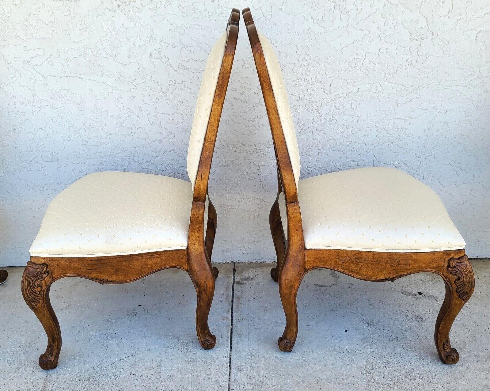 Late 20th Century Italian Alfresco Style Dining Chairs by CENTURY FURNITURE - Set of 4 For Sale