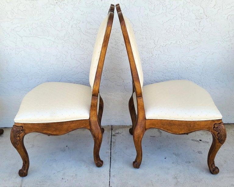 Italian Alfresco Style Dining Chairs by CENTURY FURNITURE - Set of 4 In Good Condition For Sale In Lake Worth, FL
