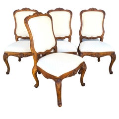 Vintage Italian Alfresco Style Dining Chairs by CENTURY FURNITURE - Set of 4