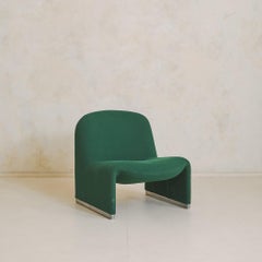 Italian ‘Alky’ Chair in Bottle Green by Giancarlo Piretti for Castelli, 1969