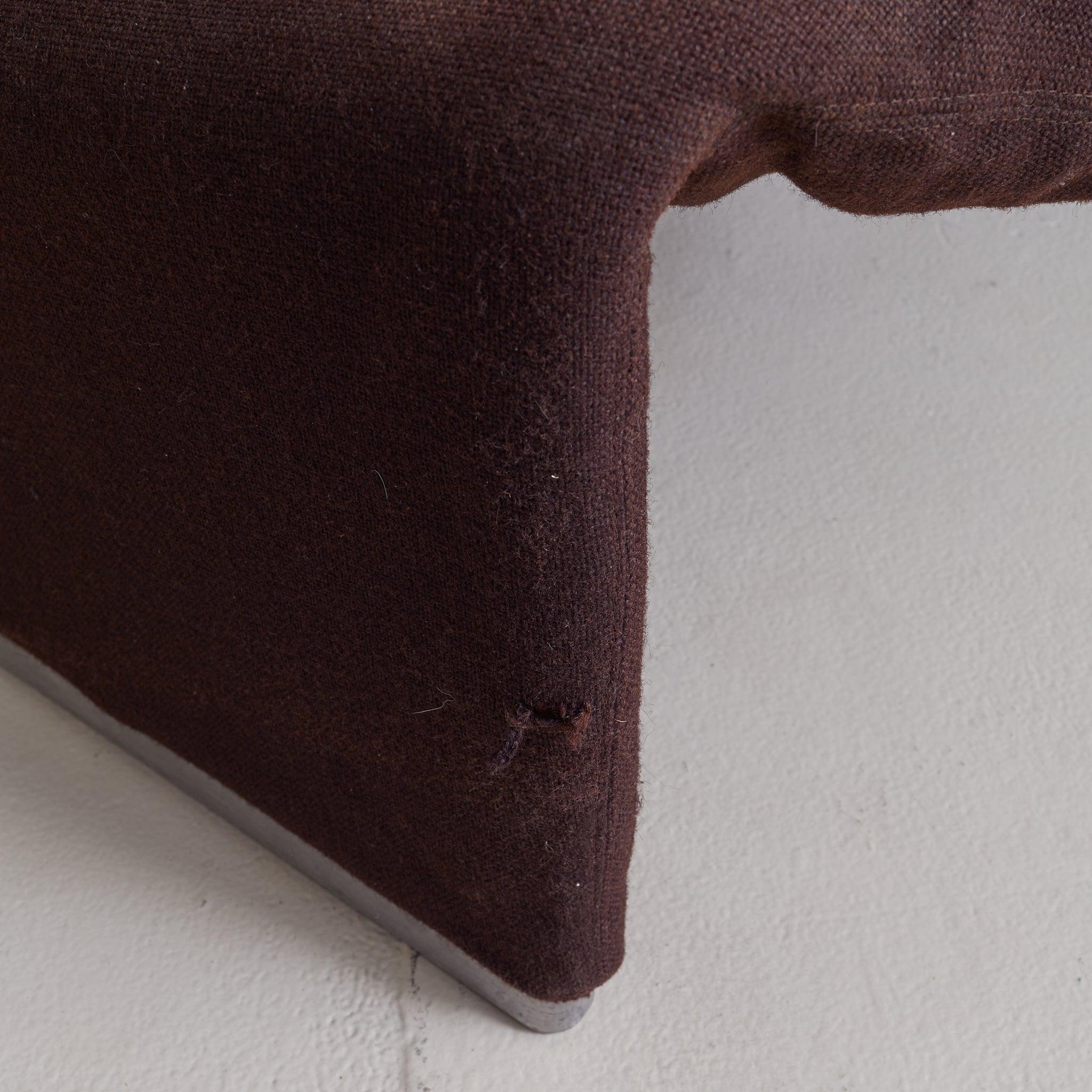Italienischer Stuhl 'Alky' mit brauner Polsterung von Giancarlo PIretti für Castelli, 1969 im Angebot 2