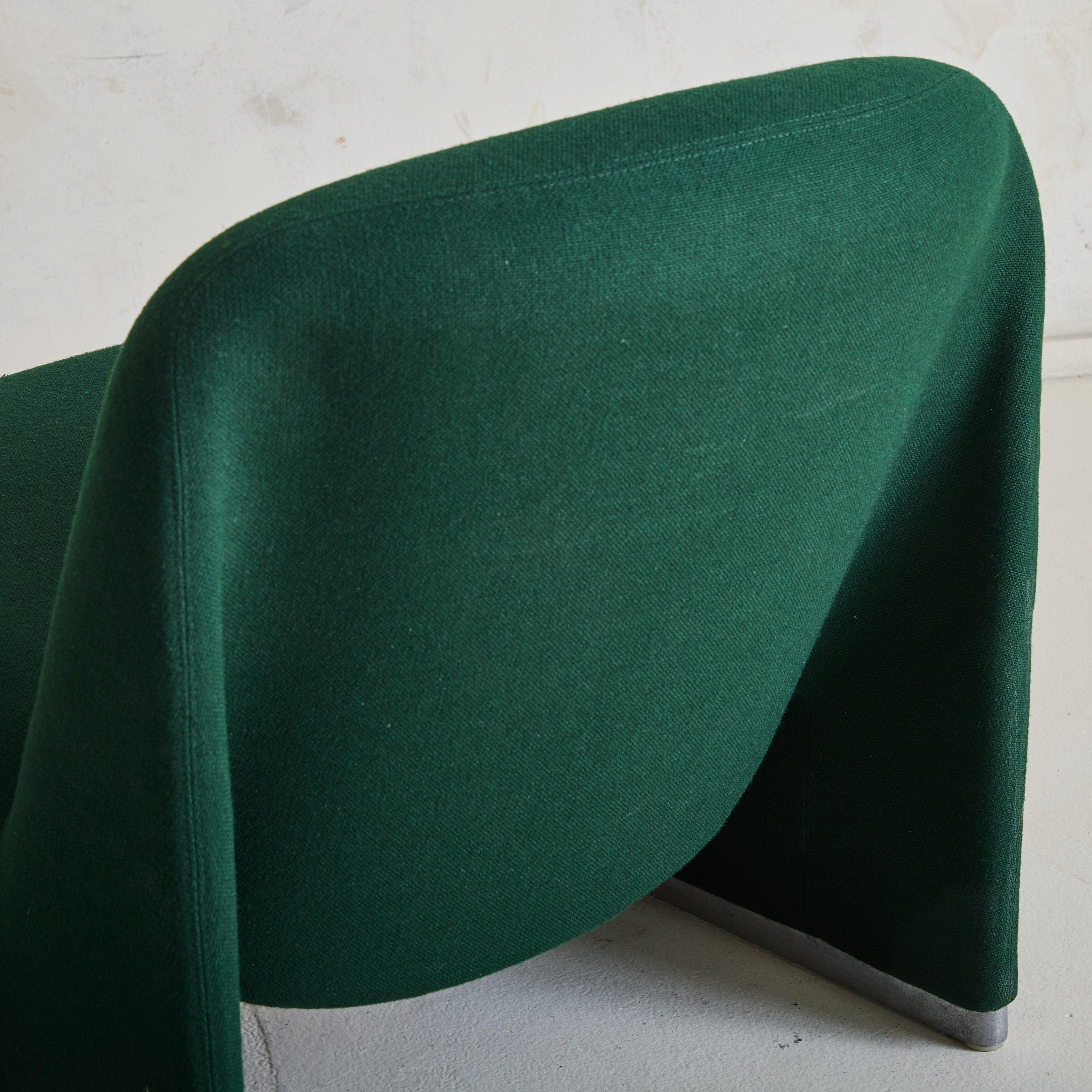 Italian ‘Alky’ Chair in Green Upholstery by Giancarlo PIretti for Castelli, 1969 4
