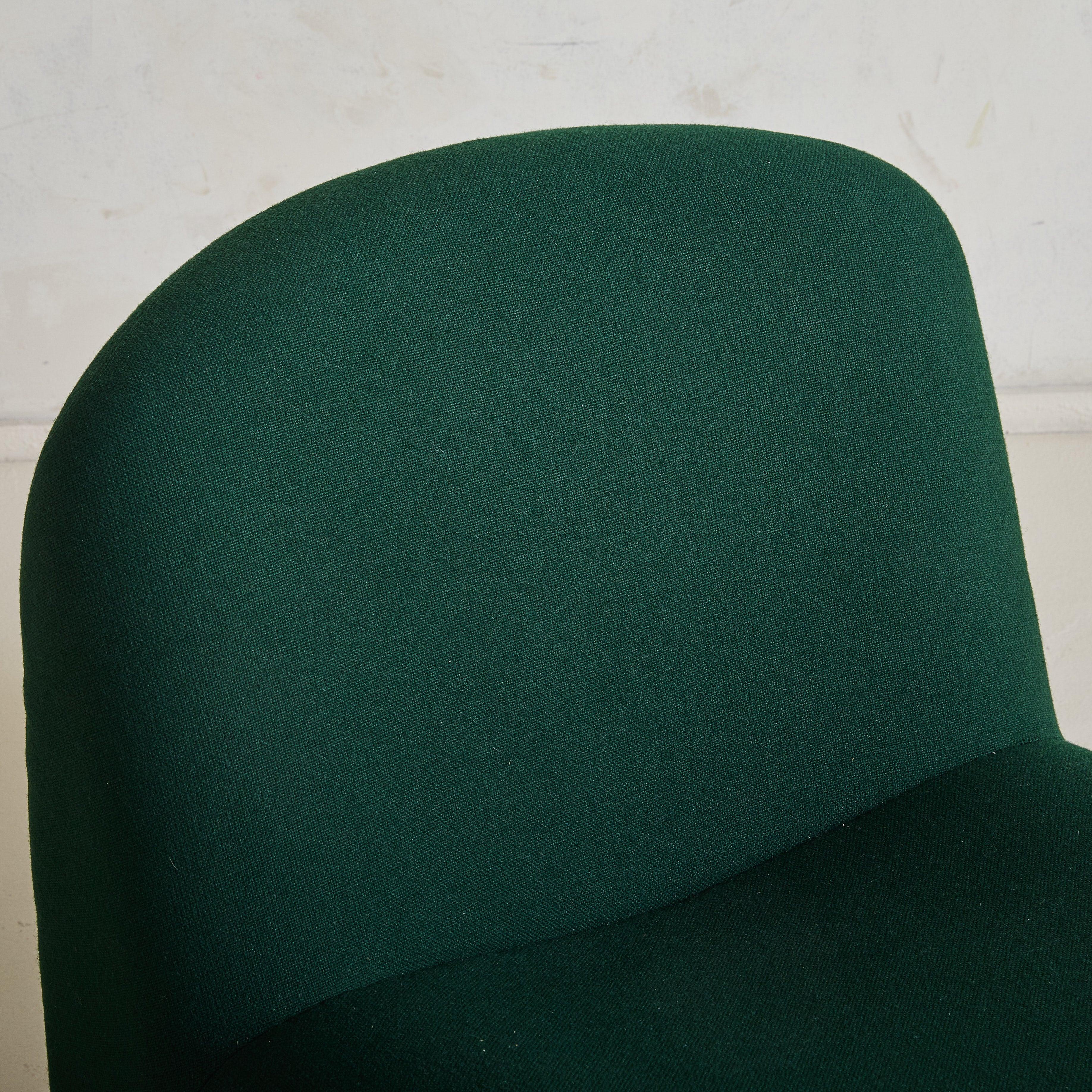Italian ‘Alky’ Chair in Green Upholstery by Giancarlo PIretti for Castelli, 1969 1