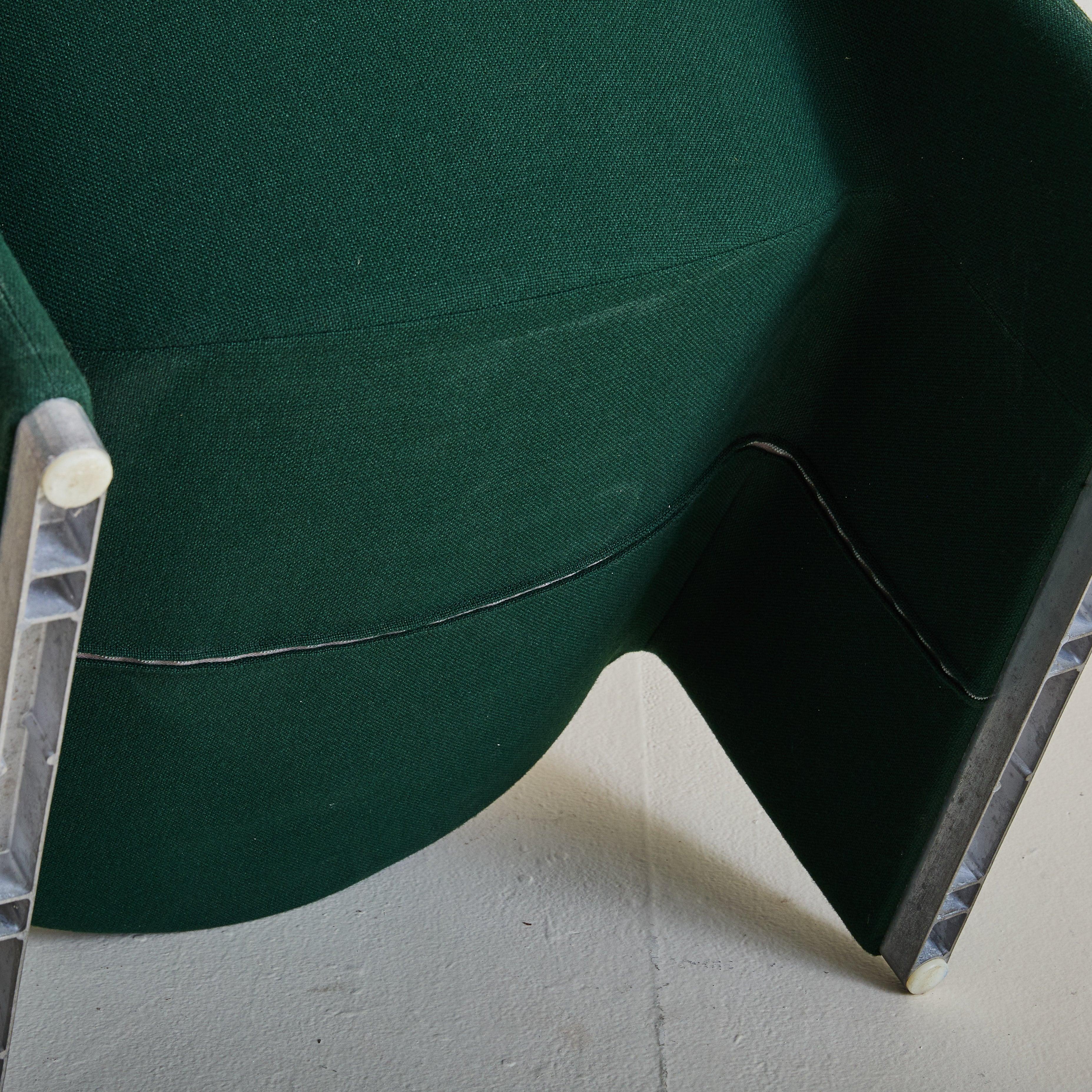 Italian ‘Alky’ Chair in Green Upholstery by Giancarlo PIretti for Castelli, 1969 2
