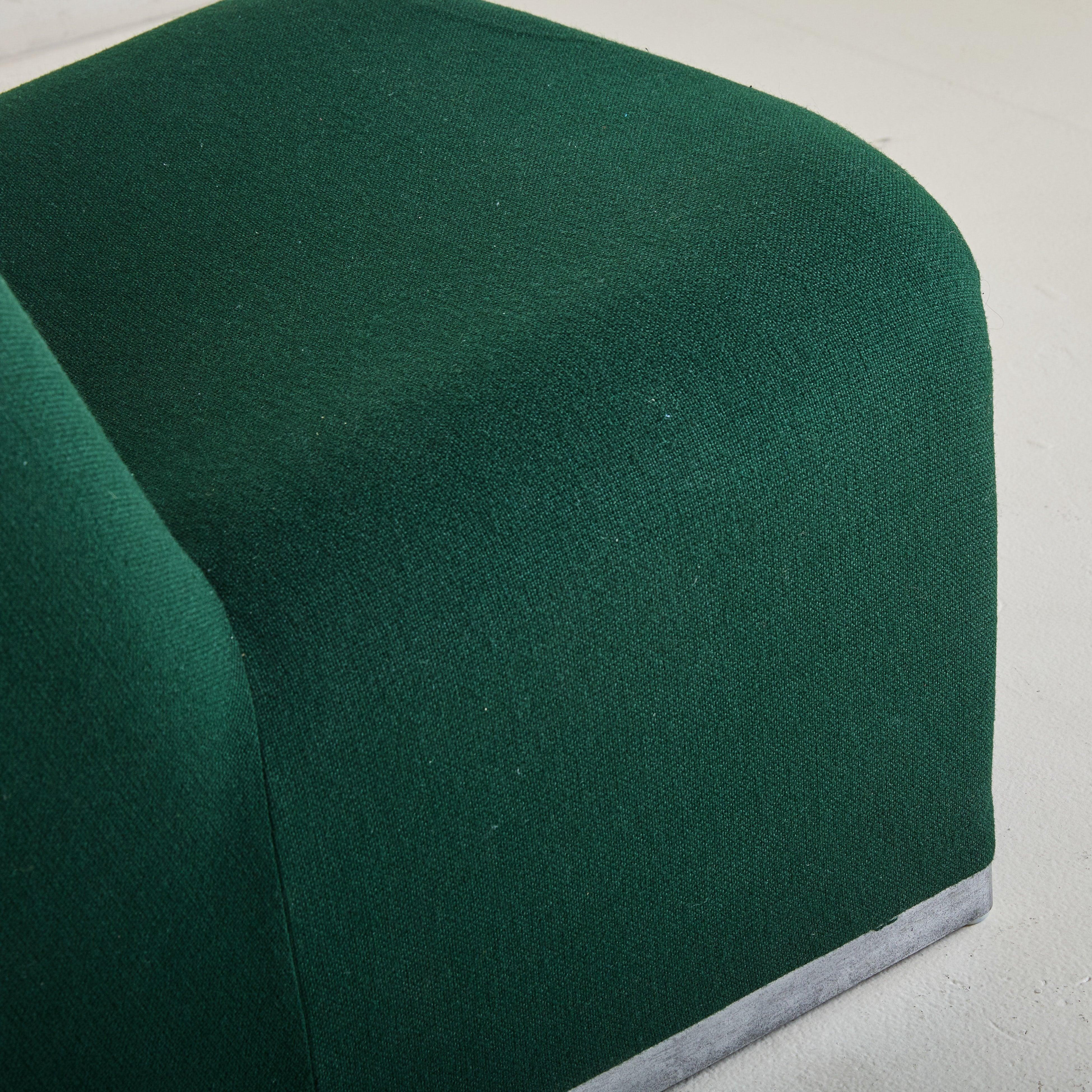 Italian ‘Alky’ Chair in Green Upholstery by Giancarlo PIretti for Castelli, 1969 3