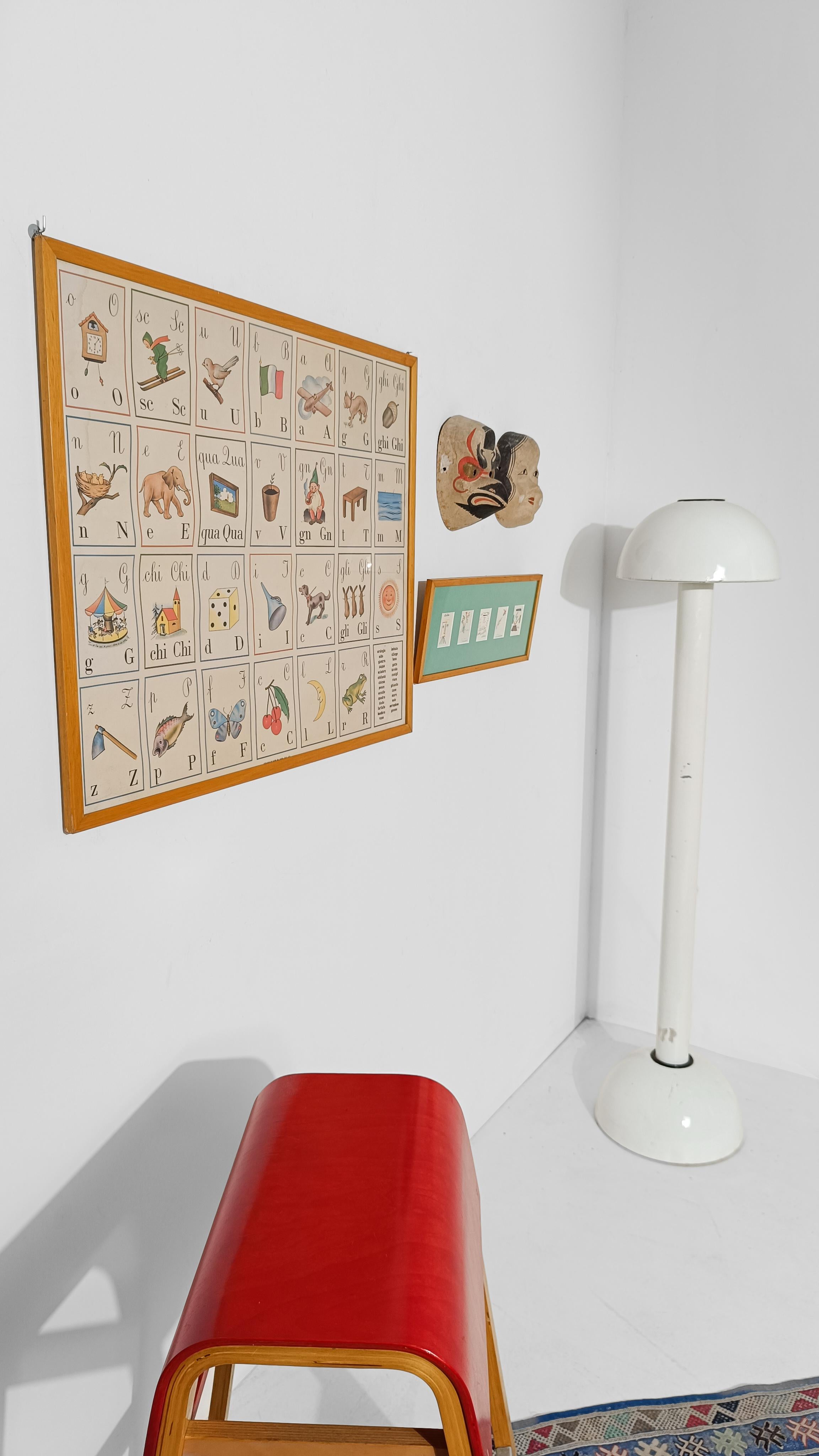 Italian Alphabet Poster printed in Parma by Forme in 1990s For Sale 7