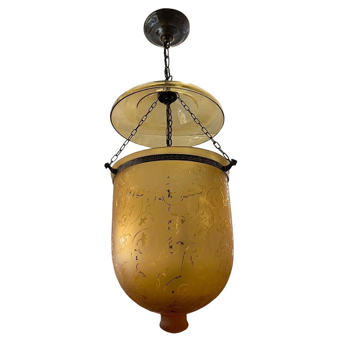 Farol Italiano Grabado en Ámbar