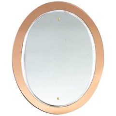 Italian Amber Glass Mirror