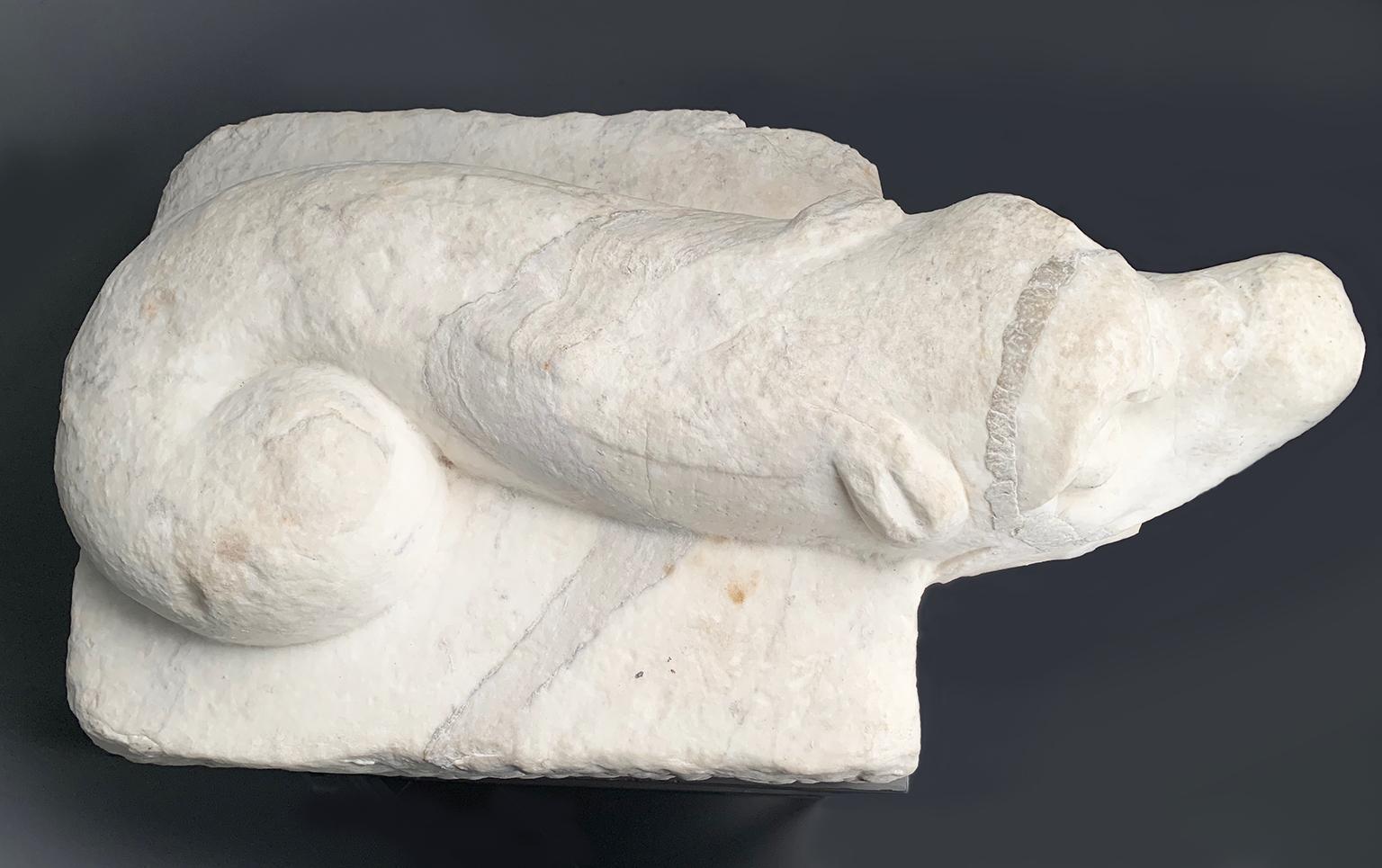 18th Century and Earlier Italian Ancient Marble Sculpture Fountain, Late 16th Century For Sale