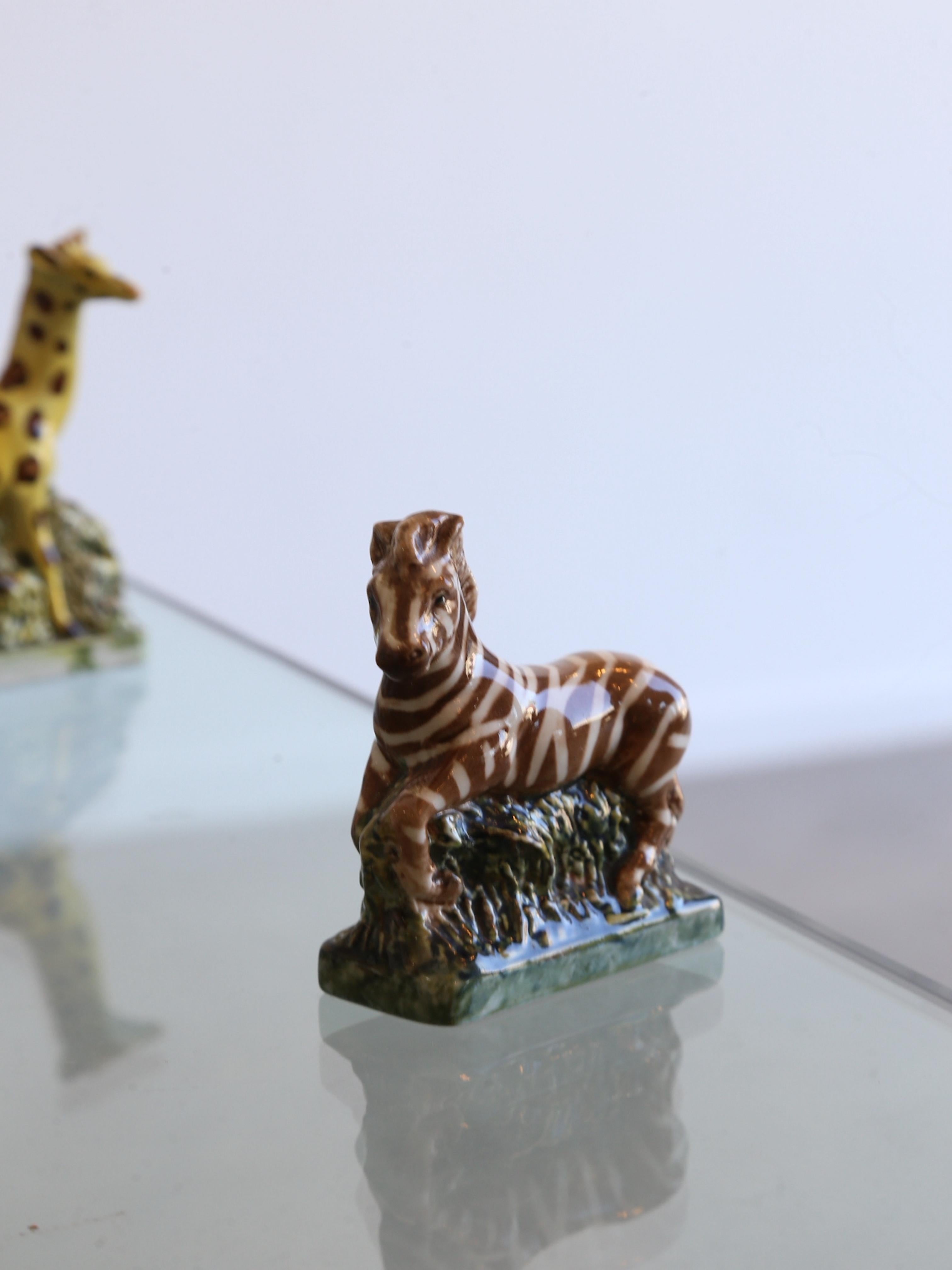 Hand-Crafted Italian Animal Sculpture Set by Cantine Duca D'asti, 1973 For Sale