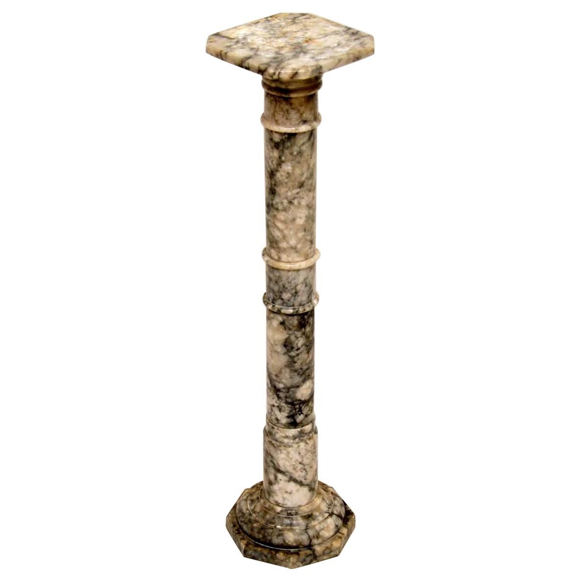 Italian Antique Alabaster Column