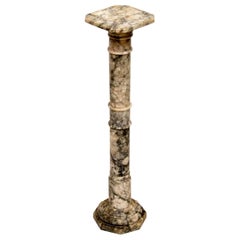 Italian Antique Alabaster Column