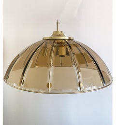 Italian Antique Amber Crystal Chandelier 28 Inch Diameter Vintage Elegance