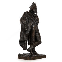 Sculpture italienne en bronze ancien de Marshall Ney par Giuseppe Grandi