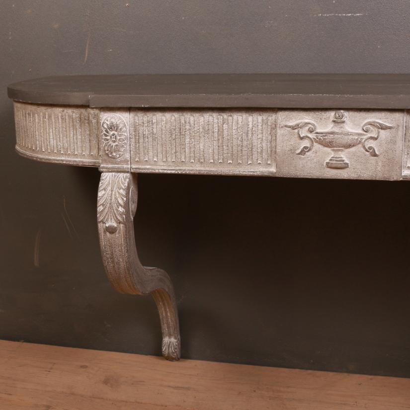 Hand-Painted Italian Antique Console Table