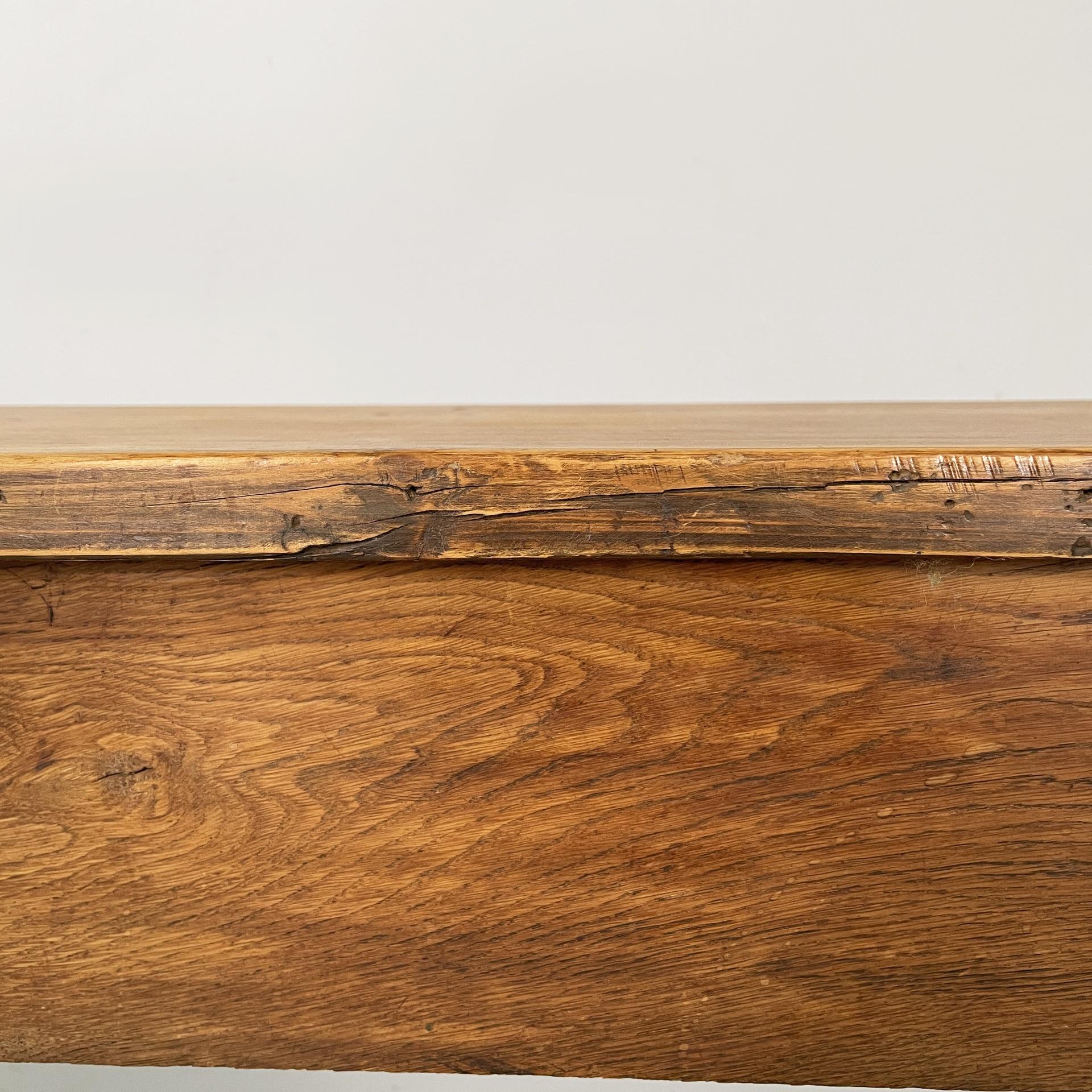 Italian antique console table in wood, 1930s For Sale 7