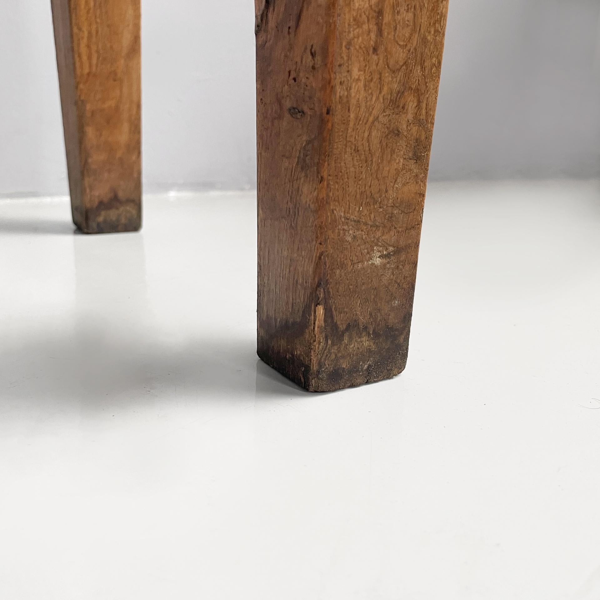 Italian antique console table in wood, 1930s For Sale 14