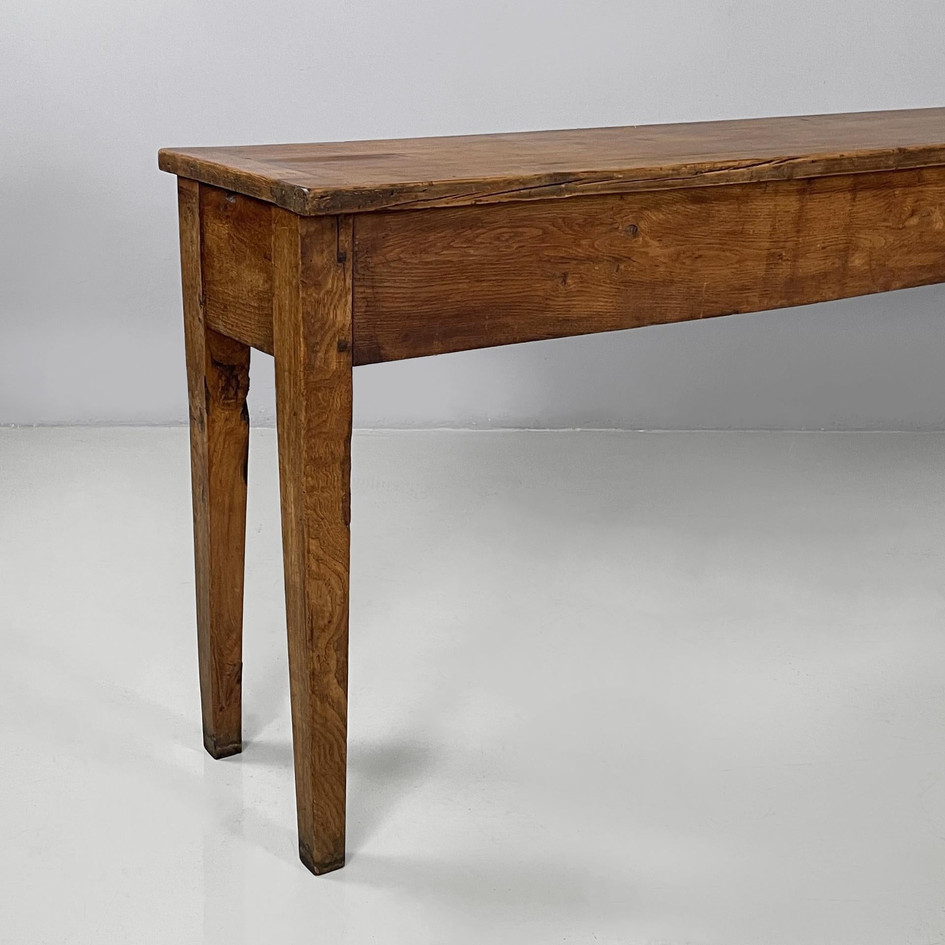 Mid-20th Century Italian antique console table in wood, 1930s For Sale