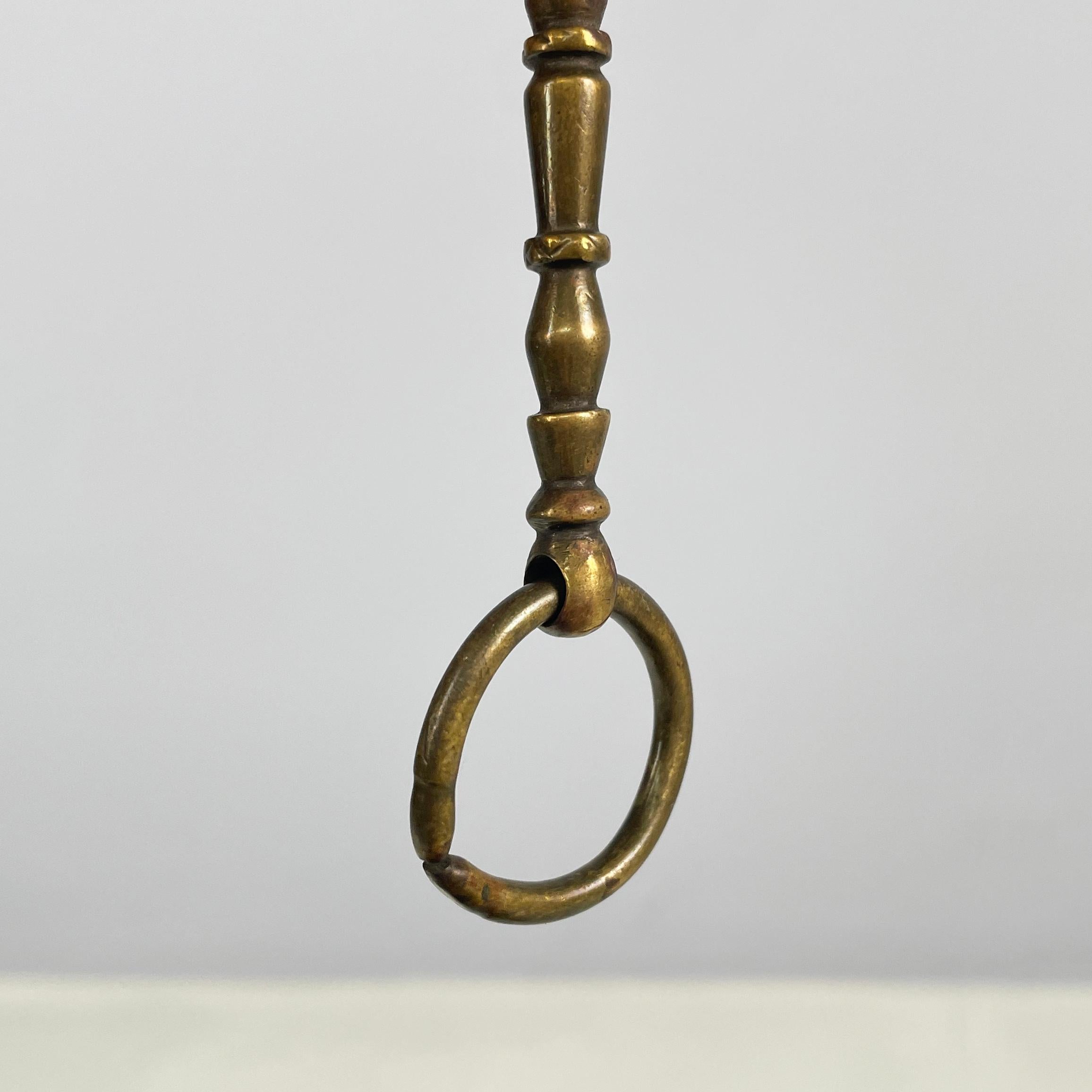 Italienischer, antiker Kornhalter aus fein bearbeitetem Messing, Anfang 1900 im Zustand „Relativ gut“ im Angebot in MIlano, IT