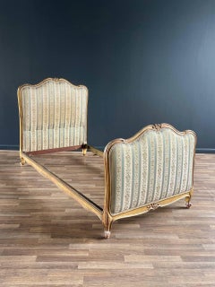 Italian Antique Hand Carved Twin-Size Bed Frame