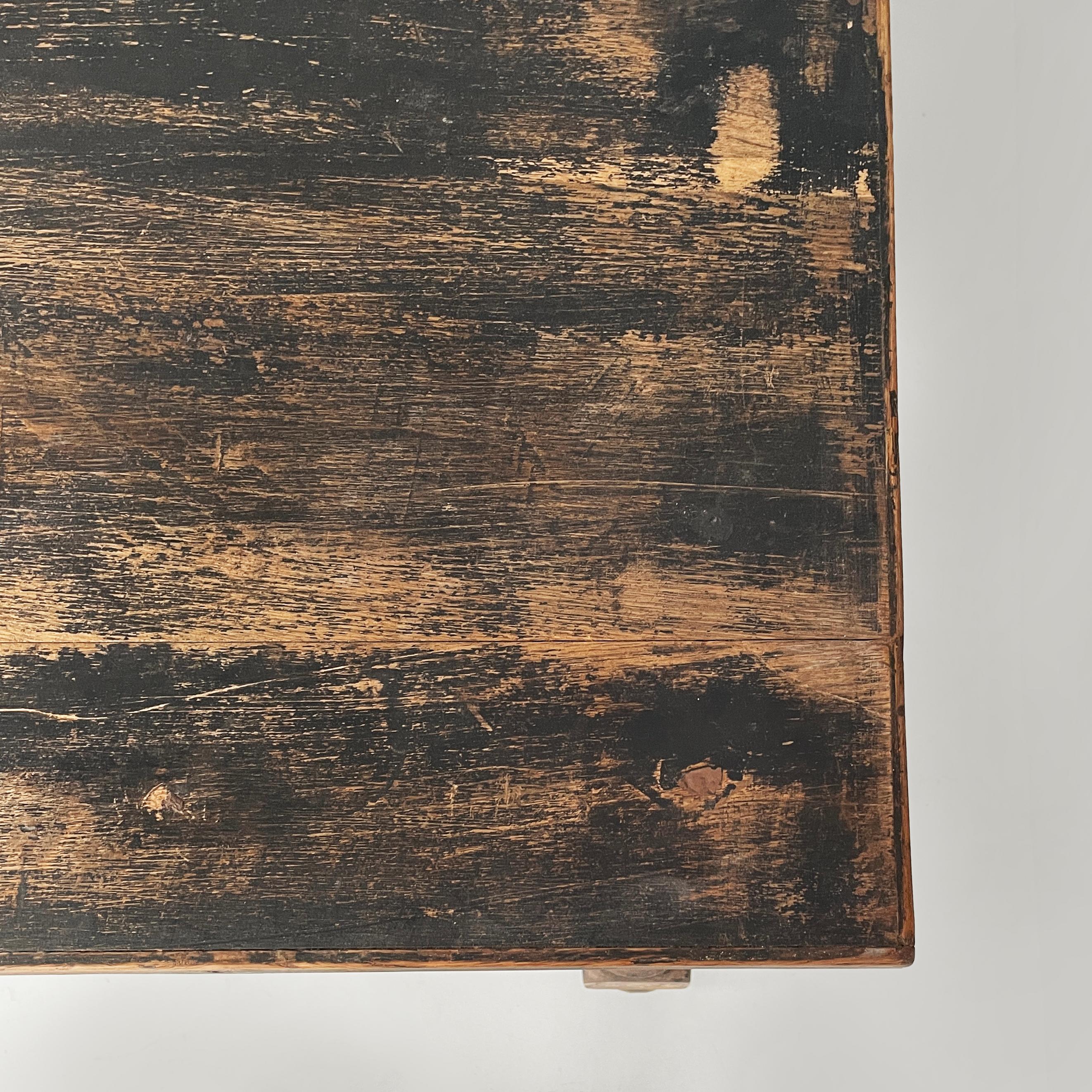 Italienischer antiker großer fratino-Esstisch aus Holz, antik, Mitte der 1800er Jahre im Angebot 3