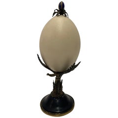Italian Antique Ostrich Egg