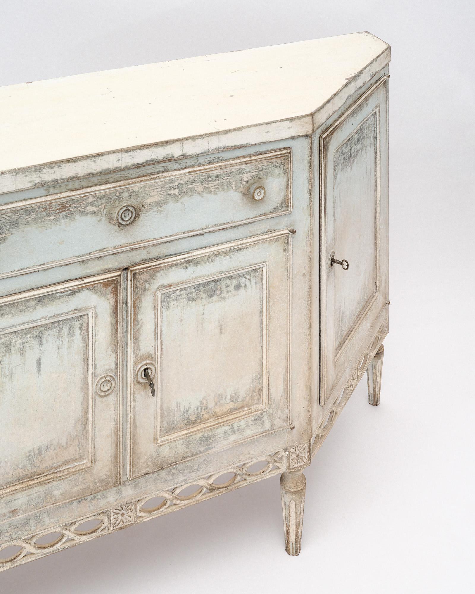 Early 20th Century Italian Antique Painted Buffet