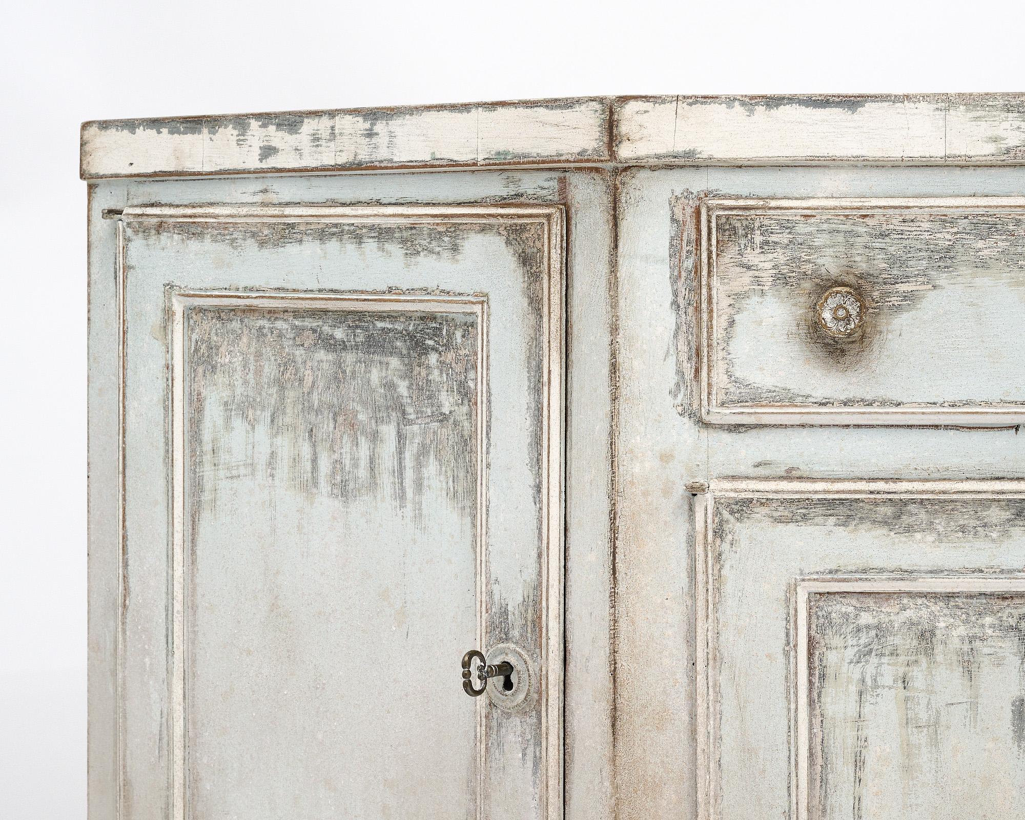 Italian Antique Painted Buffet For Sale 1