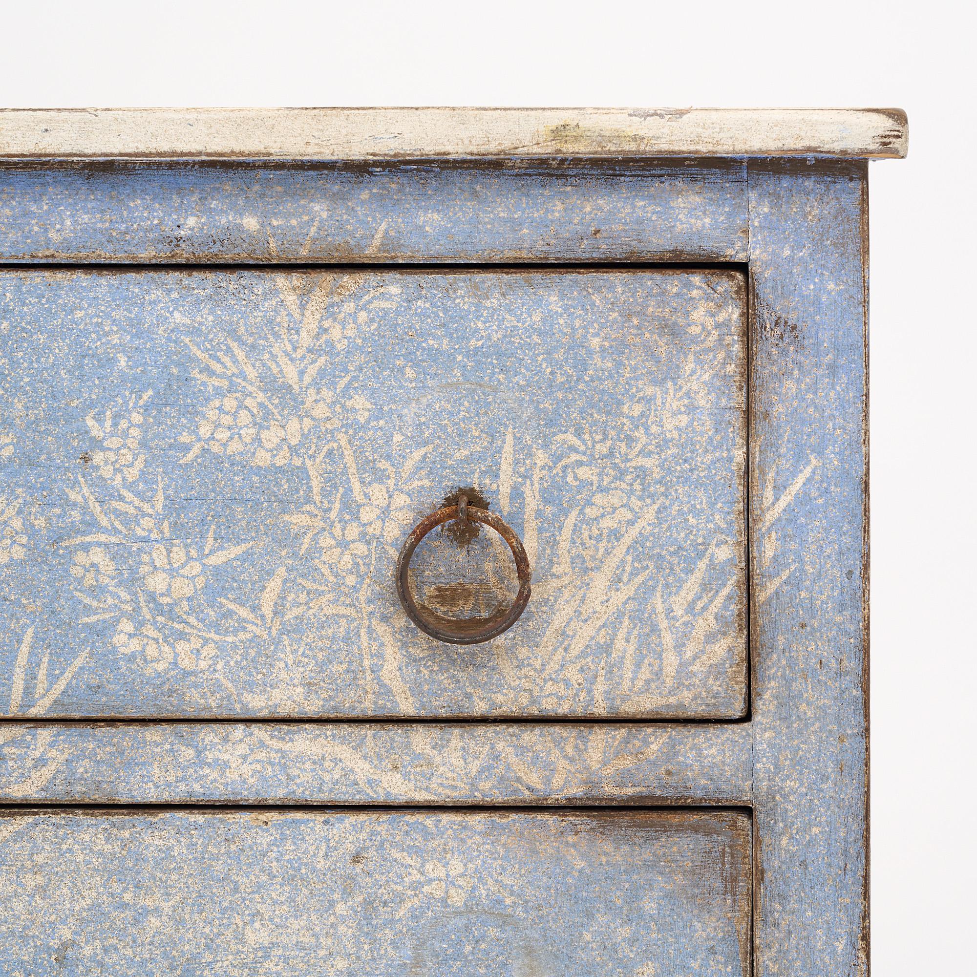 Italian Antique Painted Chest For Sale 1