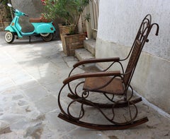 Italian Antique Rocking Chair