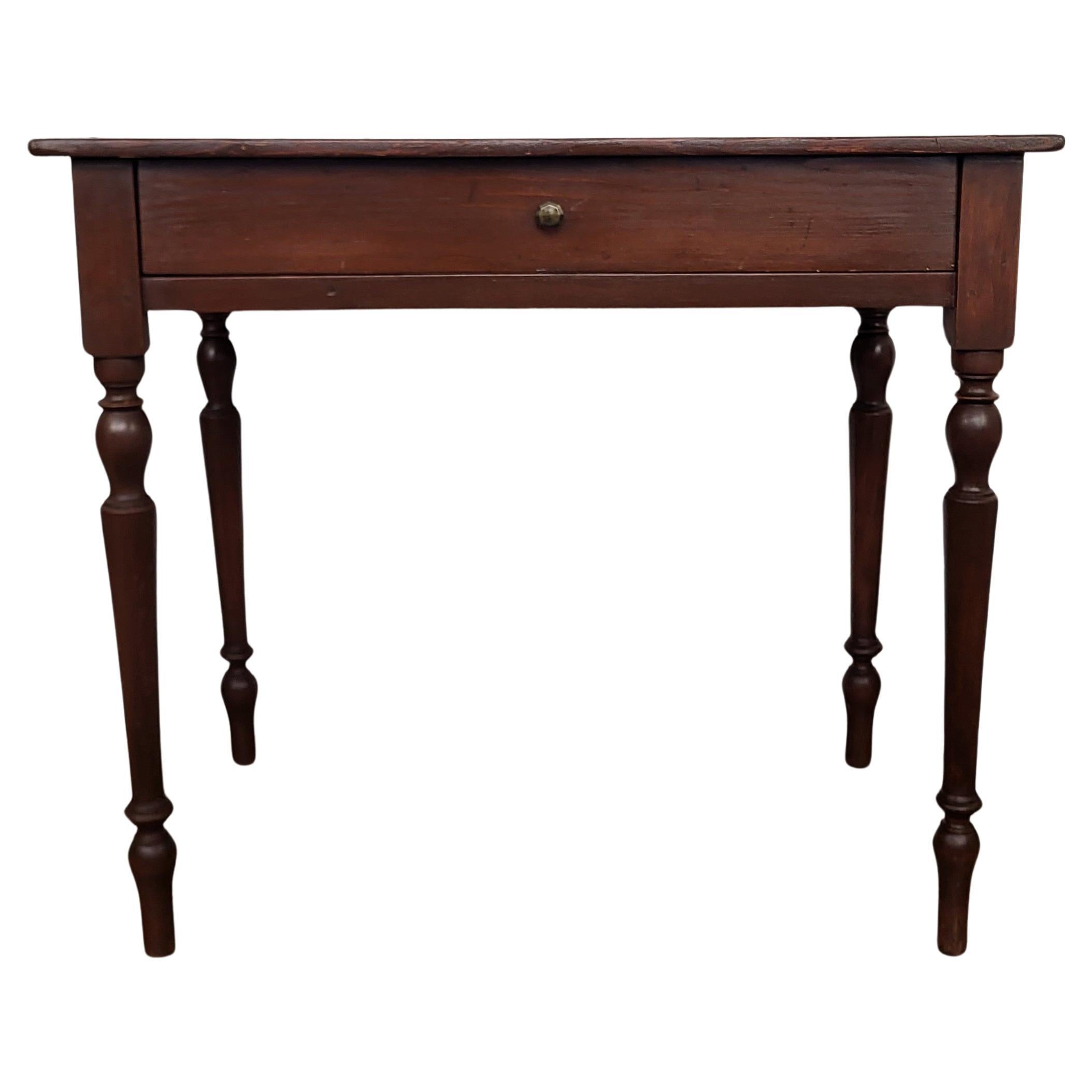 Italian Antique Rustic Table Desk Writing Table