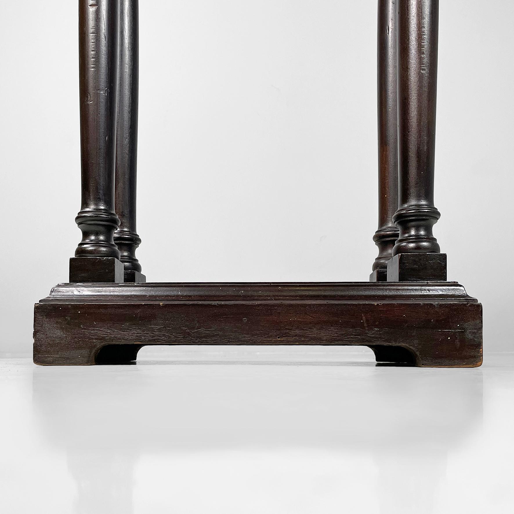 Consola o mesa de centro italiana antigua de madera torneada, finales del siglo XIX principios del siglo XIX en venta