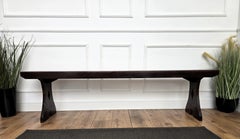 Italian Antique Wooden Bench Side Table