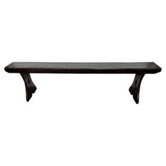 Italian Antique Wooden Bench Side Table