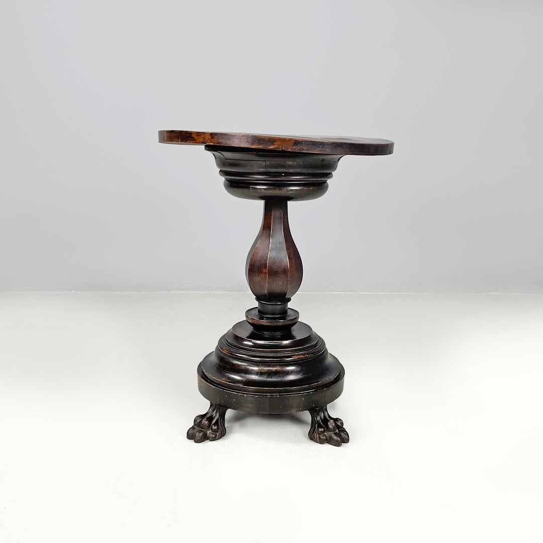 Table basse italienne ancienne avec décorations en guirlande, début des années 1900 en vente 1