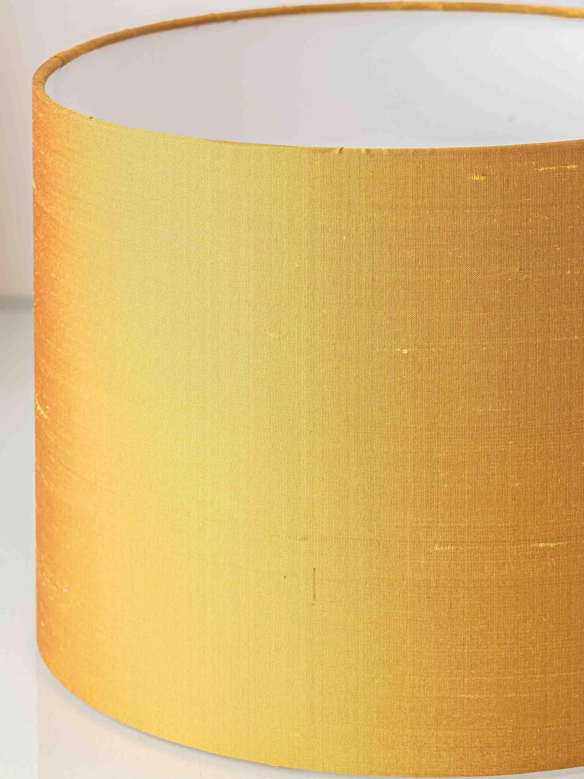 Lámpara de Sobremesa Italiana de Boticario con Pantalla de Seda Dupion Nueva, S. XIX en Bastante bueno estado para la venta en AMSTERDAM, NL