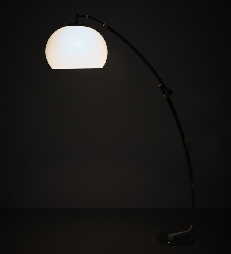 Italian Arc Floor Lamp by Goffredo Reggiani 1970s For Sale at 1stDibs