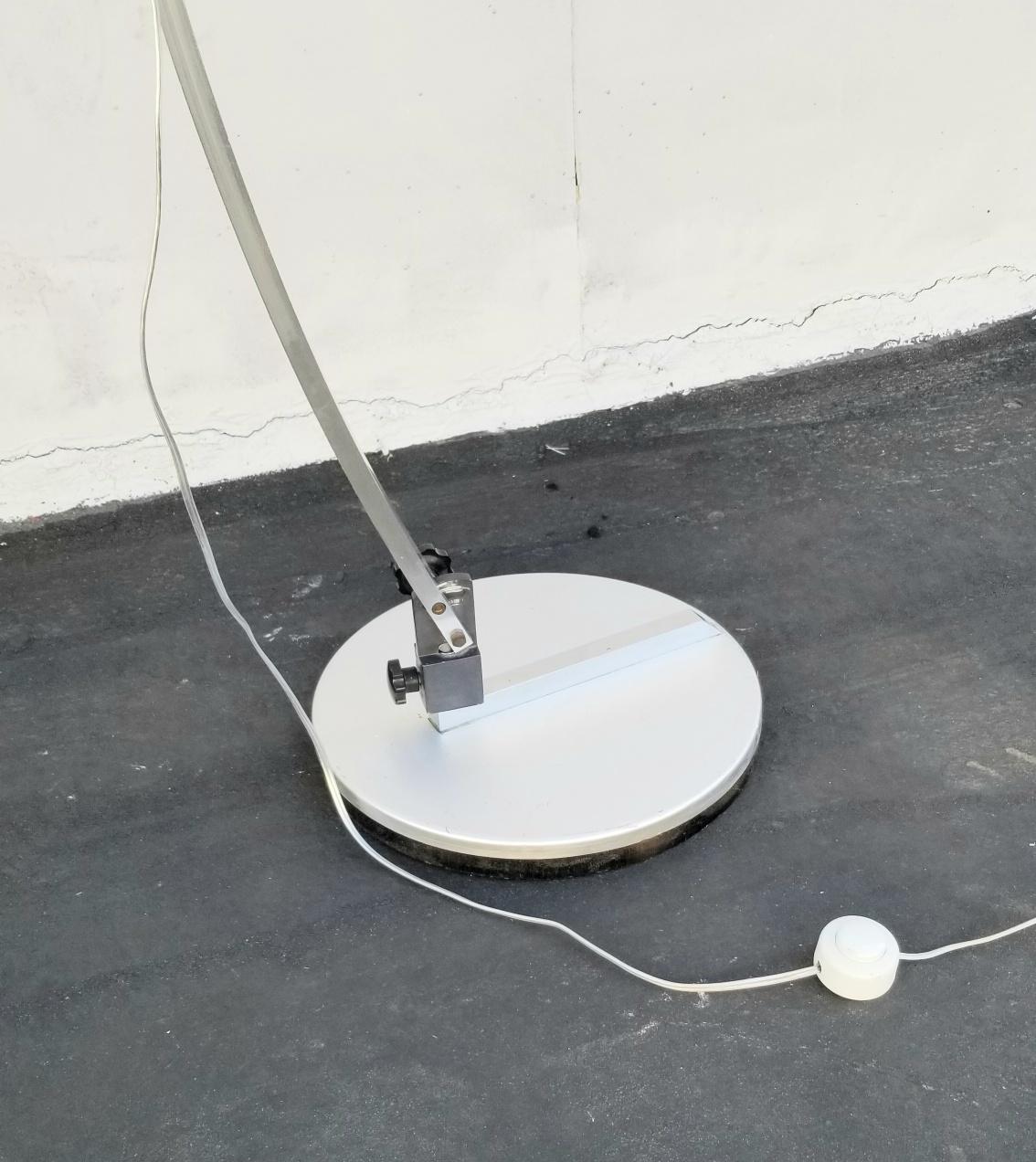 Italian Arc Floor Lamp by Goffredo Reggiani For Sale 1