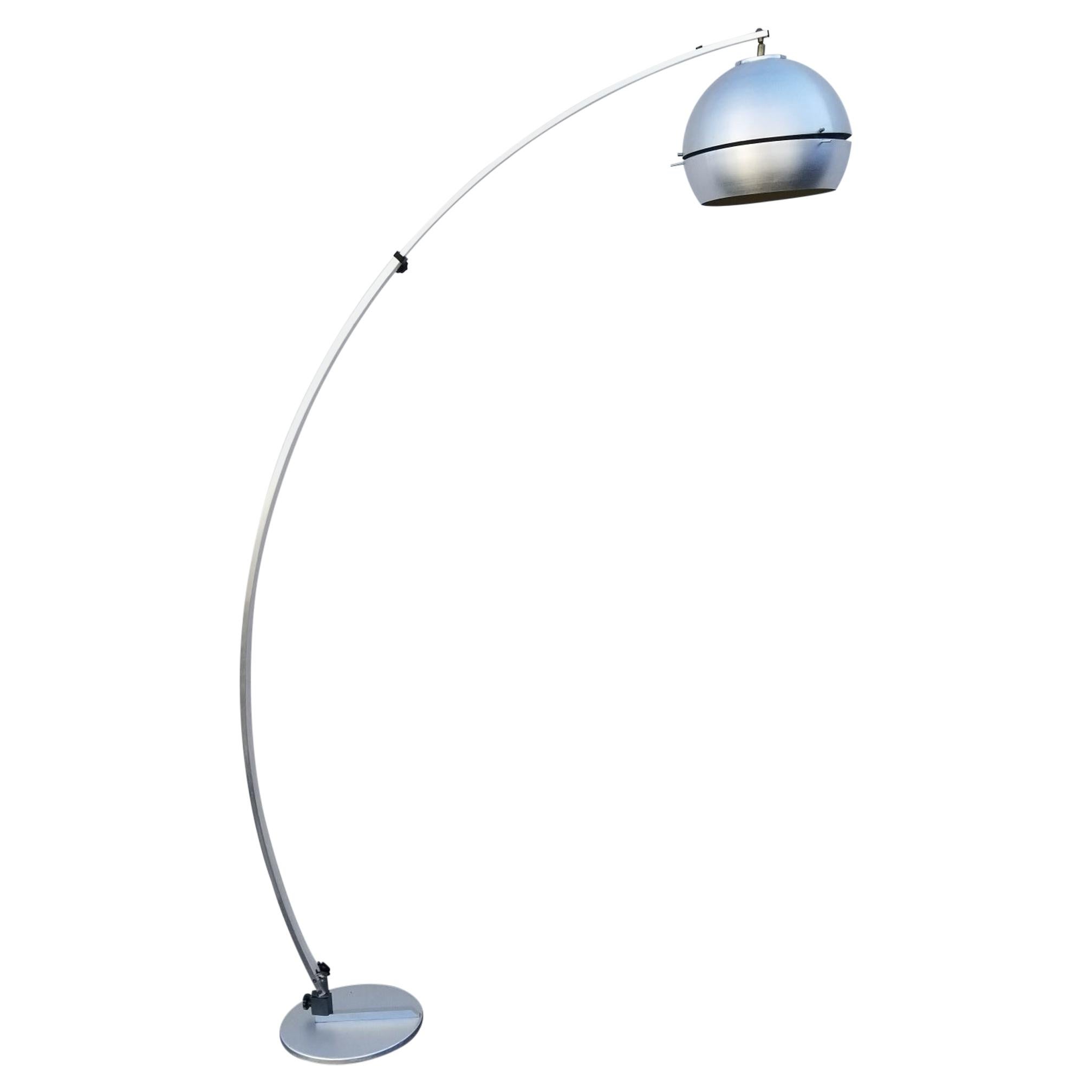 Italian Arc Floor Lamp by Goffredo Reggiani For Sale