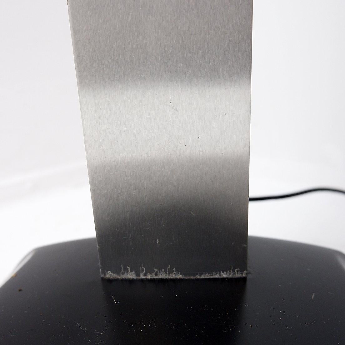 Lampada da terra ad arco italiana con 5 bracci in cromo spazzolato - anni '70 in vendita 9