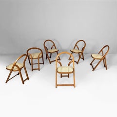Italian Arca chairs by Gigi Sabadin for Crassevig, 1970s.