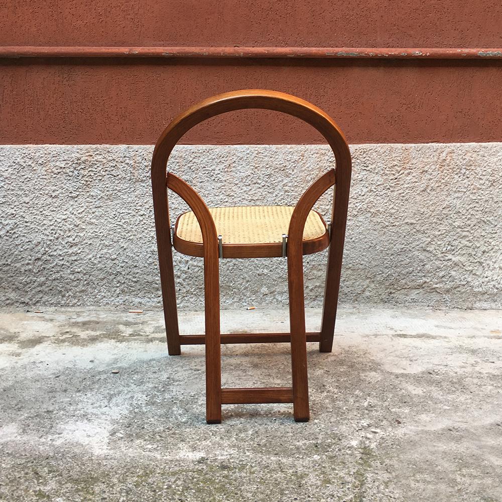 Modern Italian Arca folding chairs by Gigi Sabadin for Crassevig in the 1970s