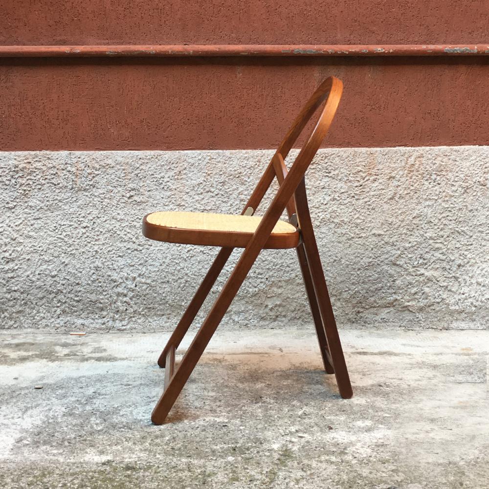 Italian Arca folding chairs by Gigi Sabadin for Crassevig in the 1970s In Good Condition In MIlano, IT
