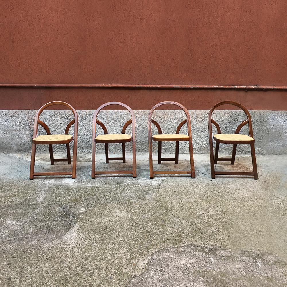 Italian Arca folding chairs by Gigi Sabadin for Crassevig in the 1970s 1
