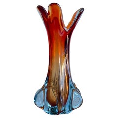 Vase italien en verre Archimede Seguso Murano