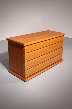 Italian Architectural Chest of Drawers in Ash